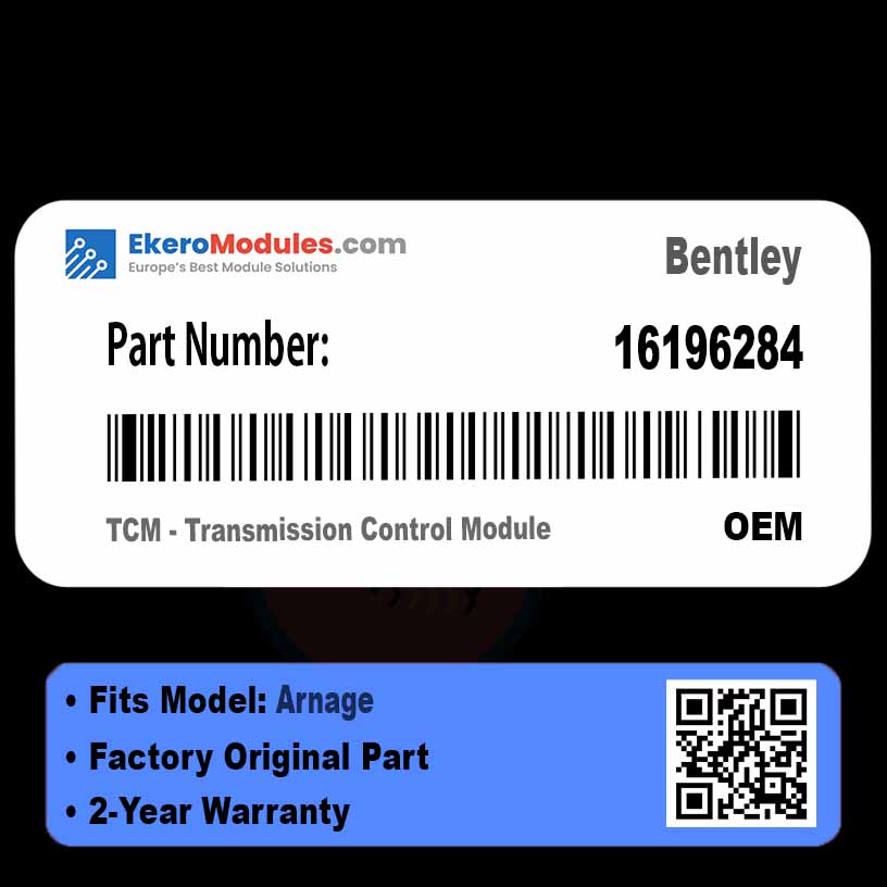 16196284 TCM - Transmission Control Module | Bentley Arnage | Genuine OEM Part