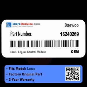 16240269 ECU - Engine Control Module | Daewoo Lanos | Genuine OEM Part
