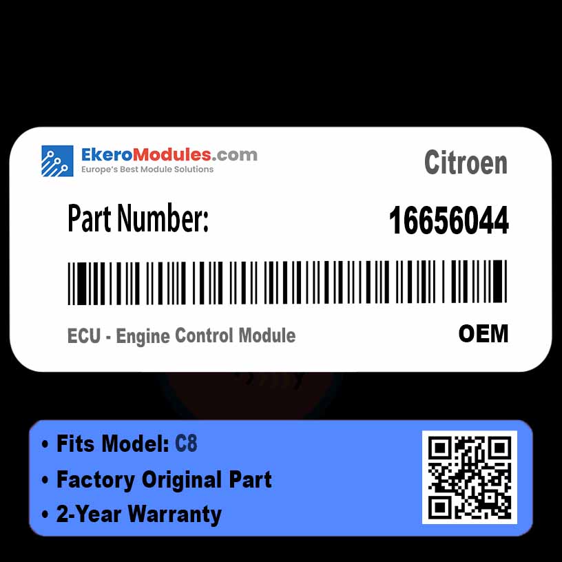 16656044 ECU - Engine Control Module | Citroen C8 | Genuine OEM Part