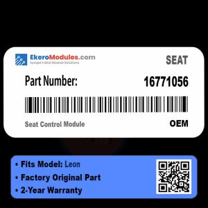 16771056 Seat Control Module | SEAT Leon | Genuine OEM Part