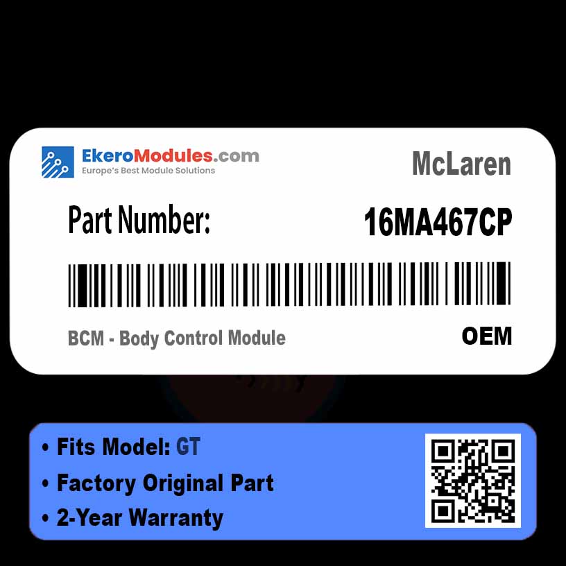 16MA467CP BCM - Body Control Module | McLaren GT | Genuine OEM Part