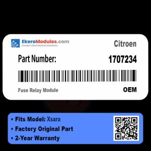 1707234 Fuse Relay Module | Citroen Xsara | Genuine OEM Part