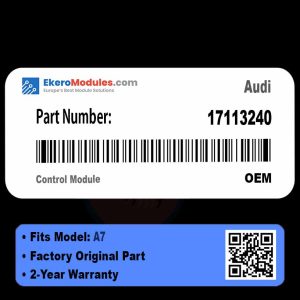 17113240 Control Module | Audi A7 | Genuine OEM Part