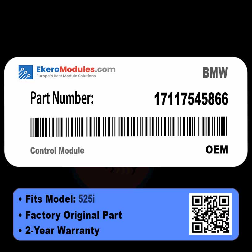 17117545866 Control Module | BMW 525i | Genuine OEM Part