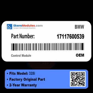 17117600539 Control Module | BMW 328i | Genuine OEM Part