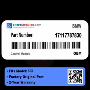 17117787830 Control Module | BMW 520 | Genuine OEM Part