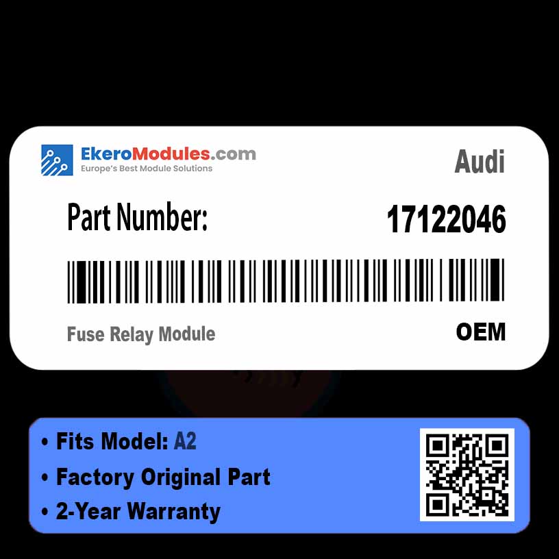 17122046 Fuse Relay Module | Audi A2 | Genuine OEM Part
