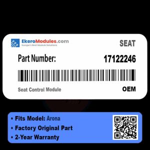 17122246 Seat Control Module | SEAT Arona | Genuine OEM Part