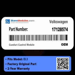 17128574 Comfort Control Module | Volkswagen ID.3 | Genuine OEM Part