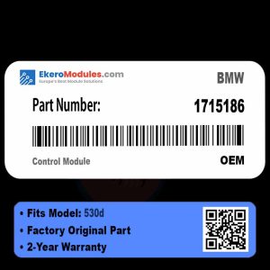 1715186 Control Module | BMW 530d | Genuine OEM Part
