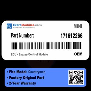 171612266 ECU - Engine Control Module | MINI Countryman | Genuine OEM Part
