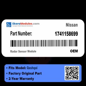 1741158699 Radar Sensor Module | Nissan Qashqai | Genuine OEM Part