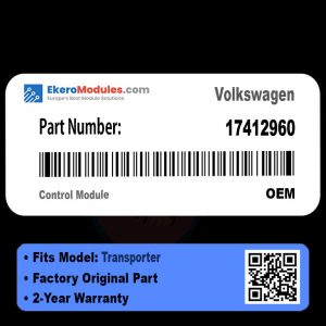 17412960 Control Module | Volkswagen Transporter | Genuine OEM Part