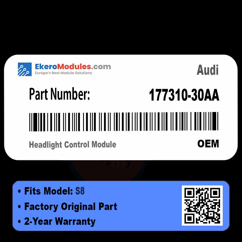 177310-30AA Headlight Control Module | Audi S8 | Genuine OEM Part