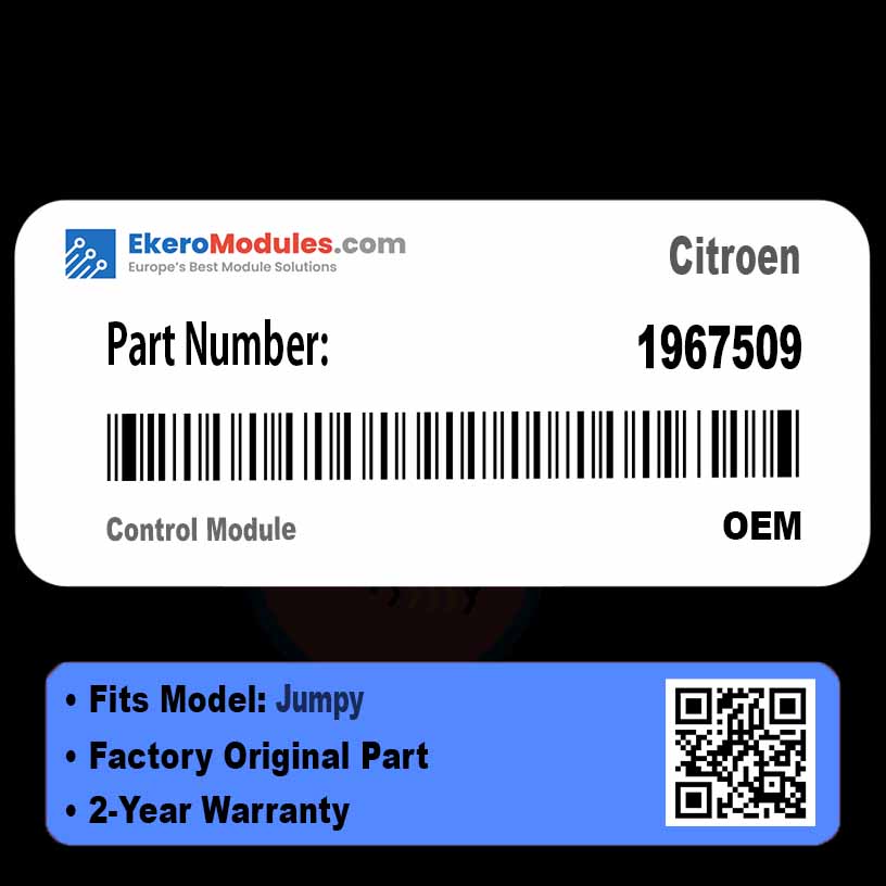 1967509 Control Module | Citroen Jumpy | Genuine OEM Part