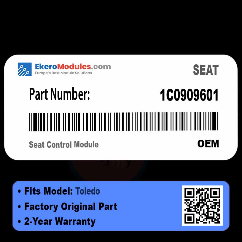 1C0909601 Seat Control Module | SEAT Toledo | Genuine OEM Part