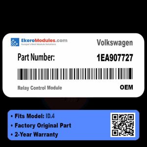 1EA907727 Relay Control Module | Volkswagen ID.4 | Genuine OEM Part