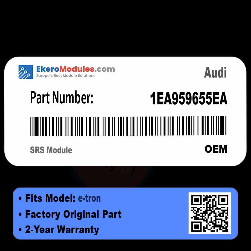 1EA959655EA SRS Module | Audi e-tron | Genuine OEM Part