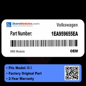 1EA959655EA SRS Module | Volkswagen ID.3 | Genuine OEM Part