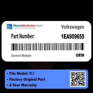 1EA959655 Control Module | Volkswagen ID.3 | Genuine OEM Part