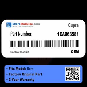 1EA963581 Control Module | Cupra Born | Genuine OEM Part