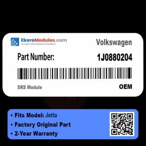 1J0880204 SRS Module | Volkswagen Jetta | Genuine OEM Part