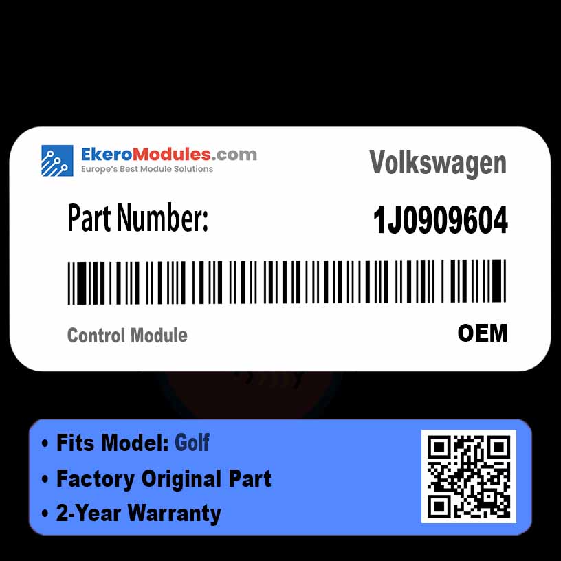 1J0909604 Control Module | Volkswagen Golf | Genuine OEM Part
