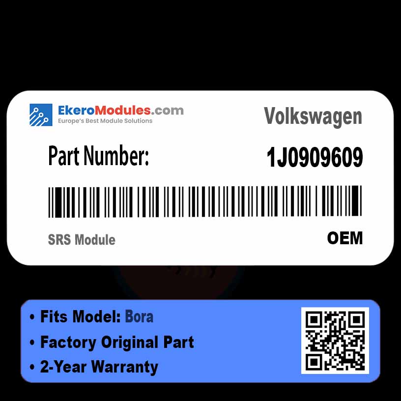 1J0909609 SRS Module | Volkswagen Bora | Genuine OEM Part