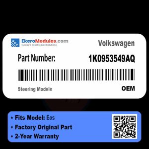 1K0953549AQ Steering Module | Volkswagen Eos | Genuine OEM Part