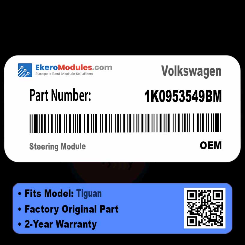 1K0953549BM Steering Module | Volkswagen Tiguan | Genuine OEM Part