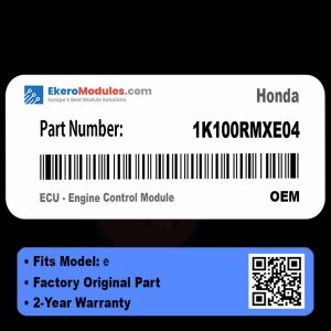 1K100RMXE04 ECU - Engine Control Module | Honda e | Genuine OEM Part