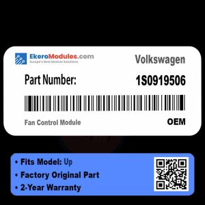 1S0919506 Fan Control Module | Volkswagen Up | Genuine OEM Part