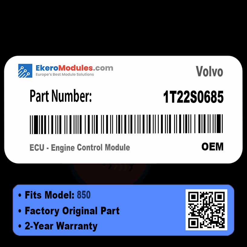 1T22S0685 ECU - Engine Control Module | Volvo 850 | Genuine OEM Part