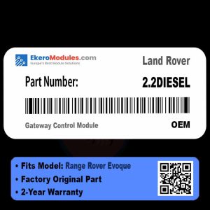 2.2DIESEL Gateway Control Module | Land Rover Range Rover Evoque | Genuine OEM Part