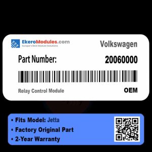 20060000 Relay Control Module | Volkswagen Jetta | Genuine OEM Part