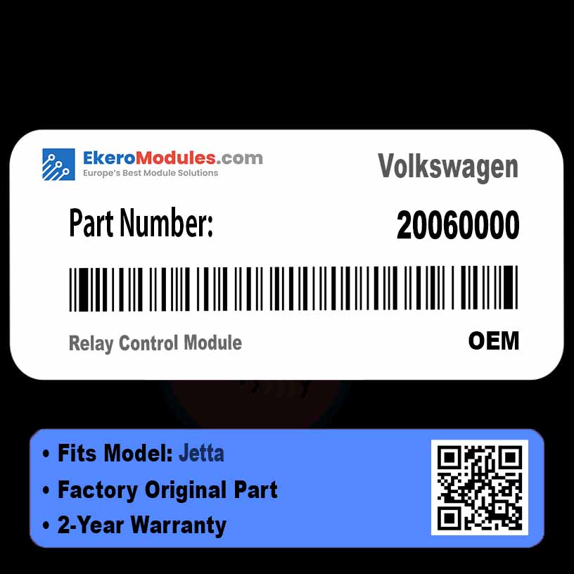 20060000 Relay Control Module | Volkswagen Jetta | Genuine OEM Part