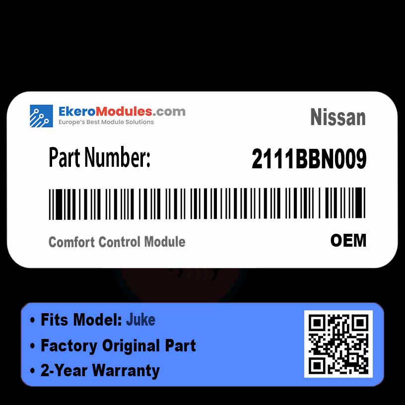 2111BBN009 Comfort Control Module | Nissan Juke | Genuine OEM Part