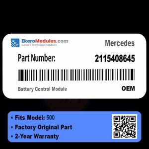 2115408645 Battery Control Module | Mercedes 500 | Genuine OEM Part