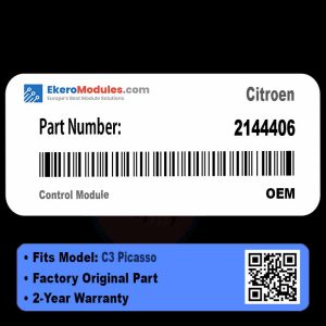 2144406 Control Module | Citroen C3 Picasso | Genuine OEM Part