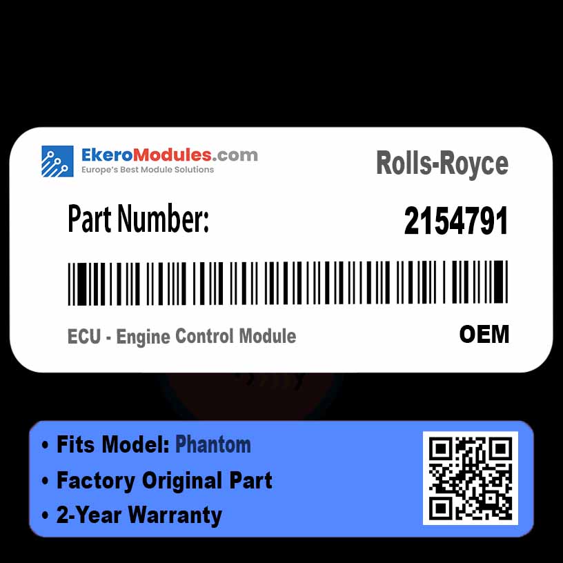 2154791 ECU - Engine Control Module | Rolls-Royce Phantom | Genuine OEM Part