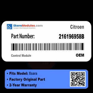 216196958B Control Module | Citroen Xsara | Genuine OEM Part