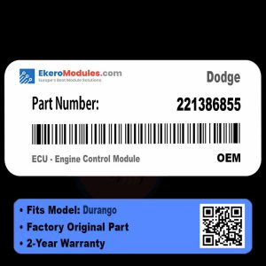 221386855 ECU - Engine Control Module | Dodge Durango | Genuine OEM Part