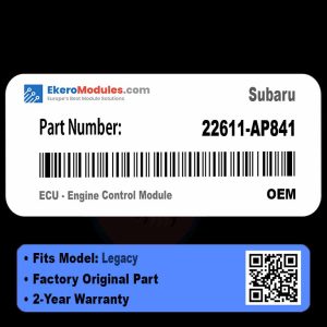 22611-AP841 ECU - Engine Control Module | Subaru Legacy | Genuine OEM Part