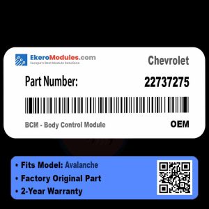 22737275 BCM - Body Control Module | Chevrolet Avalanche | Genuine OEM Part