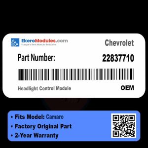 22837710 Headlight Control Module | Chevrolet Camaro | Genuine OEM Part
