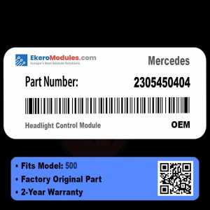 2305450404 Headlight Control Module | Mercedes 500 | Genuine OEM Part