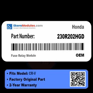 230R202HGD Fuse Relay Module | Honda CR-V | Genuine OEM Part