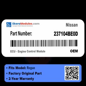 237104BE0D ECU - Engine Control Module | Nissan Rogue | Genuine OEM Part