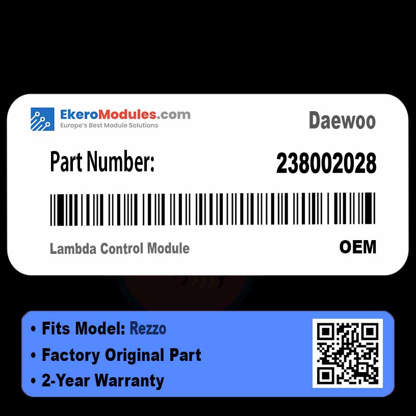 238002028 Lambda Control Module | Daewoo Rezzo | Genuine OEM Part