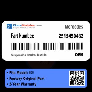2515450432 Suspension Control Module | Mercedes 500 | Genuine OEM Part
